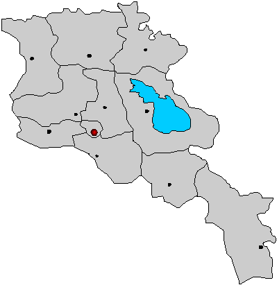 map of armenia