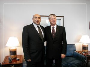 Minister Lokian with Canadian Agriculture Minister Lyle Vanclief